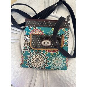 RETIRED Y2K‎ Fossil Key-Per Canvas Crossbody Bag